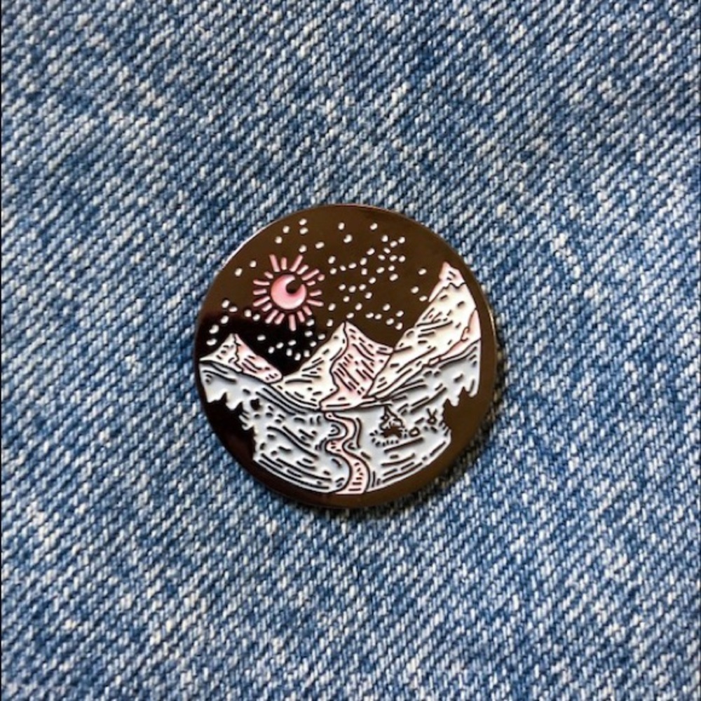 Mountain Enamel Pin